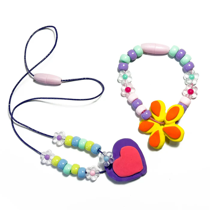 Kit DIY bijuterii Creatibles Flori Fermecate- plastilina cu uscare la aer - set de 6 culori si accesorii - Ooly - BazaRapid.ro [7]