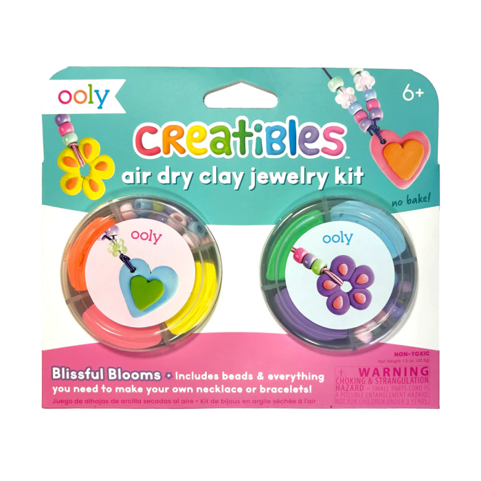 Kit DIY bijuterii Creatibles Flori Fermecate- plastilina cu uscare la aer - set de 6 culori si accesorii - Ooly - BazaRapid.ro [2]
