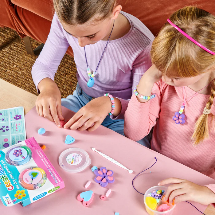 Kit DIY bijuterii Creatibles Flori Fermecate- plastilina cu uscare la aer - set de 6 culori si accesorii - Ooly - BazaRapid.ro [5]