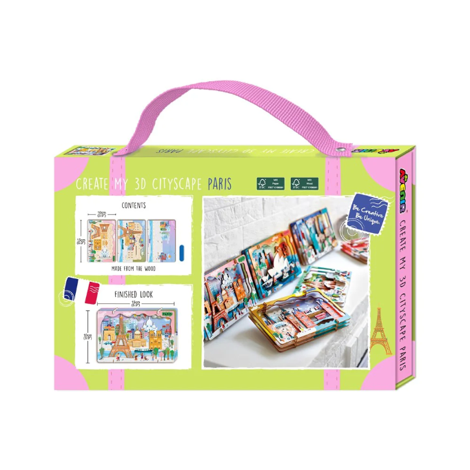 Kit DIY - Creaza Peisaj Urban 3D din lemn - Paris - Avenir - BazaRapid.ro [2]