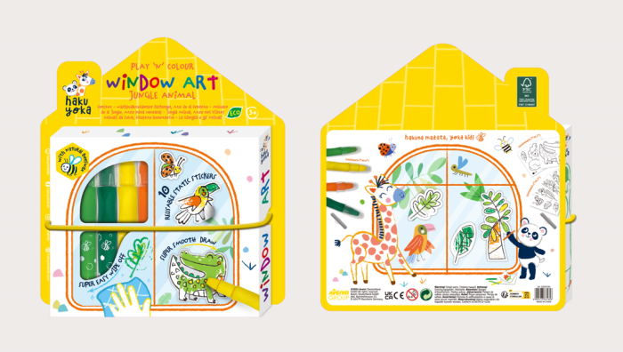 Kit DIY decorare fereastra - Animale din Jungla - Avenir - BazaRapid.ro [3]