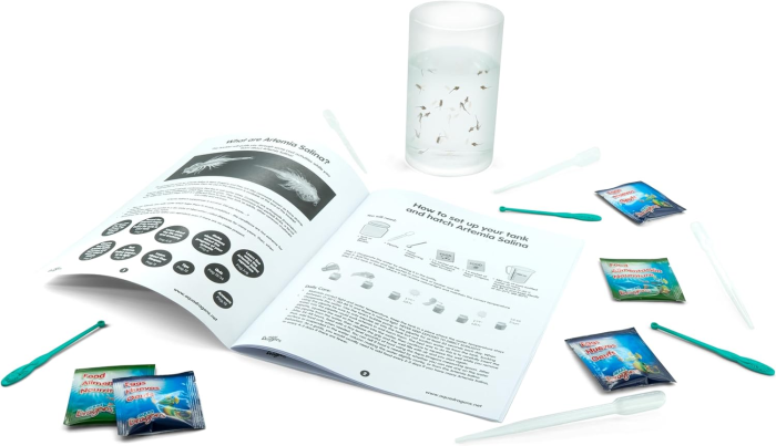 Kit educational pentru studierea ciclului de viata Artemia Salina - Aqua Dragons - BazaRapid.ro [2]