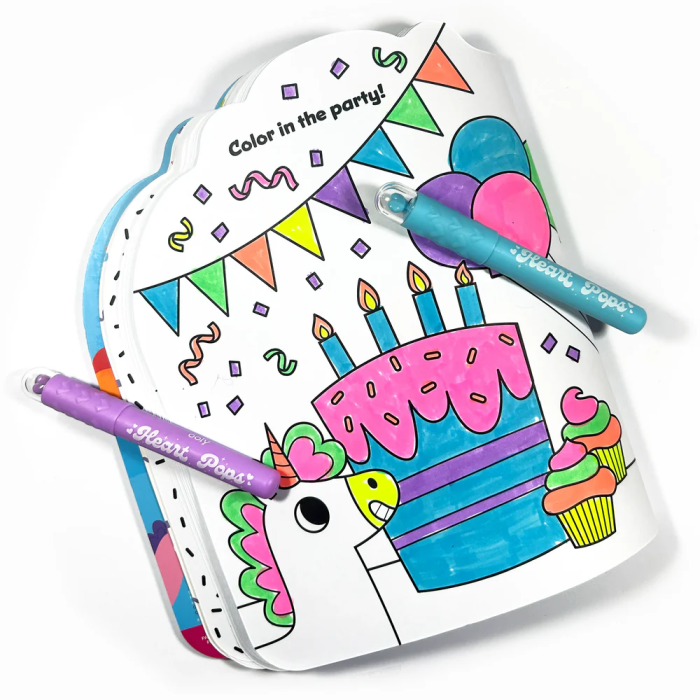 Markere - set 6 culori neon - Inimioare, Heart Pops - Ooly - BazaRapid.ro [5]