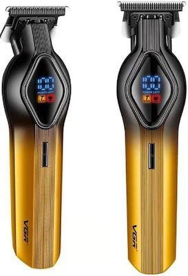 Mașină de Tuns Profesionala Reîncărcabilă Auriu/Albastru V-921 [5]