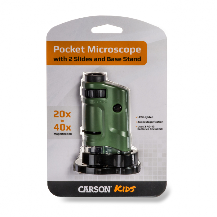 Microscop de buzunar cu LED, marire 20x-40x, MicroBrite - Carson - BazaRapid.ro [5]