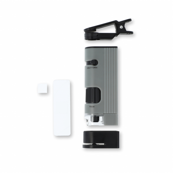 Microscop portabil, cu adaptor pentru smartphone, marire 120 -240x, MicroPic - Carson - BazaRapid.ro [7]