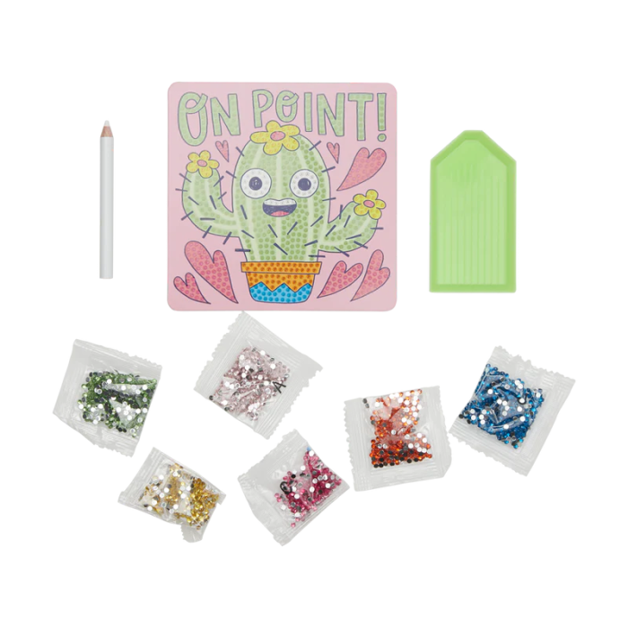 Mini Atelier creativ DIY cu diamante - Cheery Cactus - Ooly - BazaRapid.ro [2]
