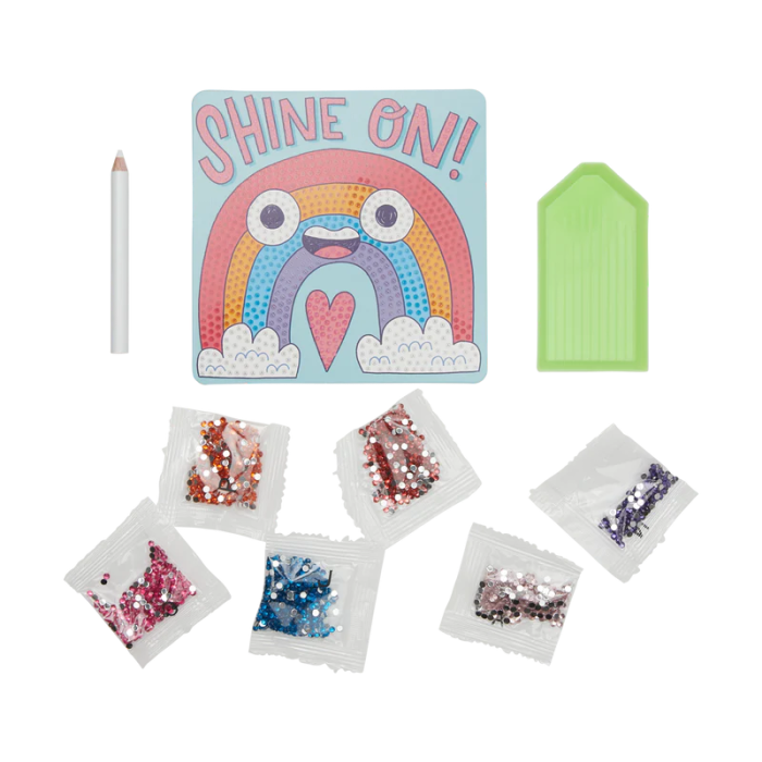 Mini Atelier creativ DIY cu diamante - Rad Rainbow - Ooly - BazaRapid.ro [2]