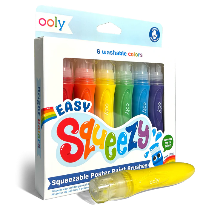Pensule cu vopsea lichida Easy Squeezy - Set de 6 - Ooly - BazaRapid.ro [3]