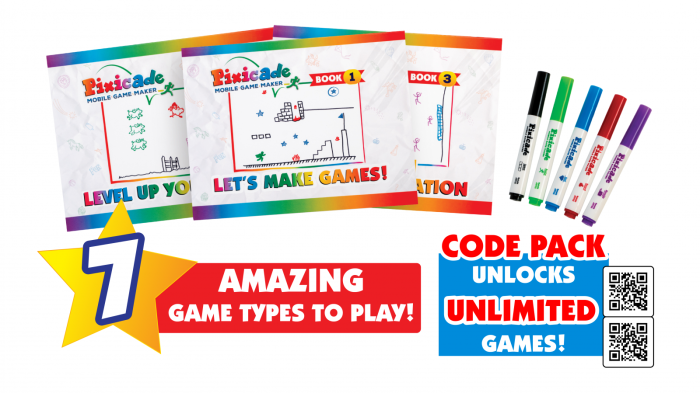 Pixicade - kit creativ multipremiat pentru a transforma desenele copiilor in jocuri video pentru mobil sau tableta, editie jocuri nelimitate - Pixicade - BazaRapid.ro [8]