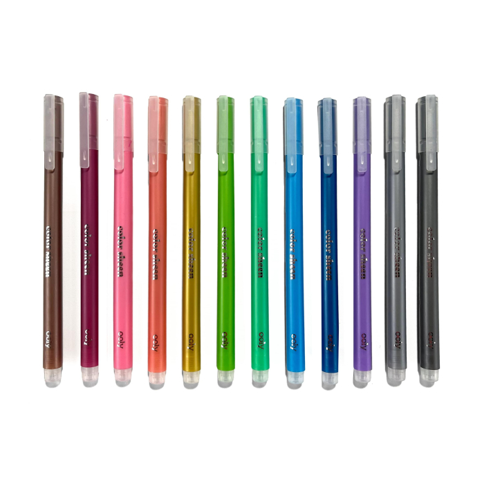 Pixuri cu gel colorate Metalice Color Sheen - Set de 12 - Ooly - BazaRapid.ro [4]