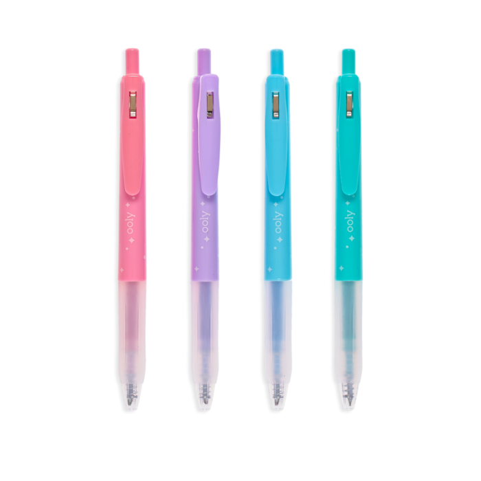 Pixuri retractabile cu gel si sclipici, Oh My Glitter!, set 4 culori - Ooly - BazaRapid.ro [2]