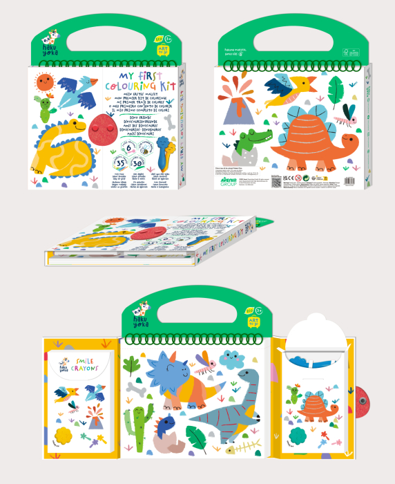 Primul meu kit de desenat - Prietenii Dinozauri, Haku Yoka, portabil - Avenir - BazaRapid.ro [7]