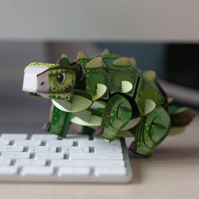 Puzzle 3D cu sunete - Ankylosaurus, Build n Sound - mierEdu - BazaRapid.ro [4]