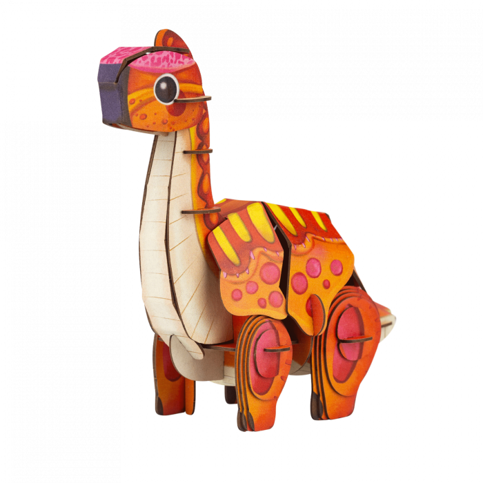 Puzzle 3D cu sunete - Brachiosaurus, Build n Sound - mierEdu - BazaRapid.ro [2]