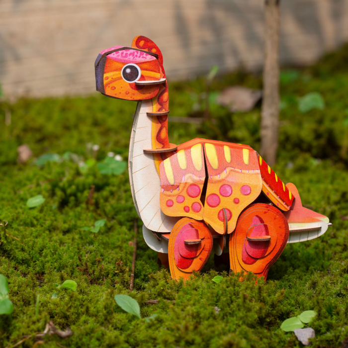 Puzzle 3D cu sunete - Brachiosaurus, Build n Sound - mierEdu - BazaRapid.ro [5]