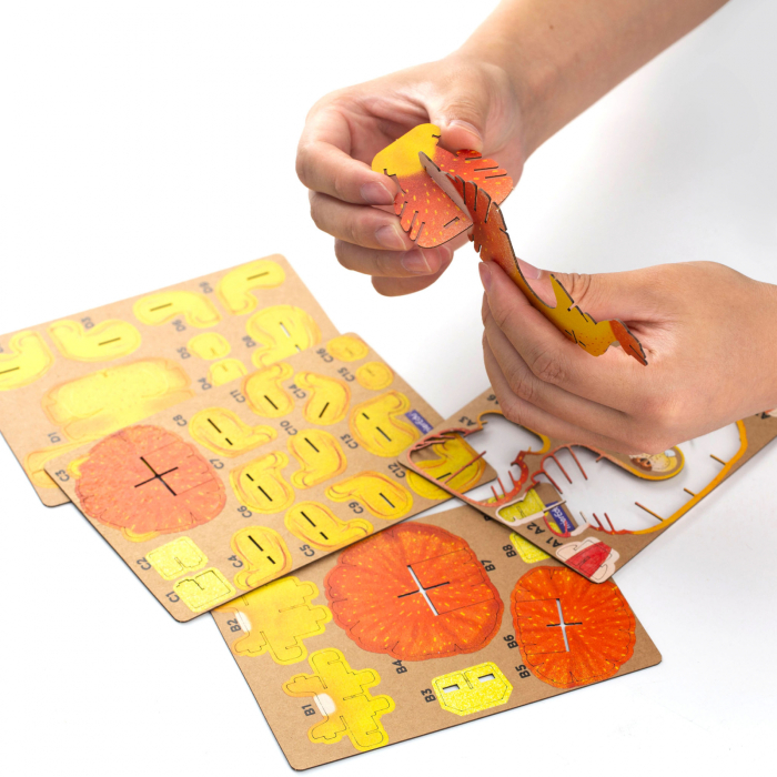 Puzzle 3D cu sunete - Leu, Build n Sound - mierEdu - BazaRapid.ro [7]