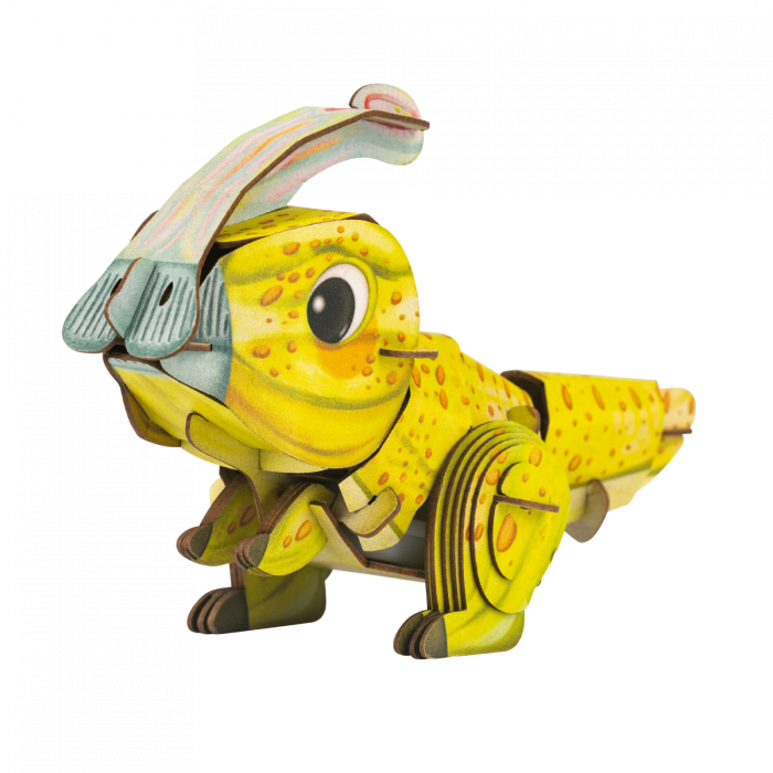 Puzzle 3D cu sunete - Parasaurolophus, Build n Sound - mierEdu - BazaRapid.ro [2]