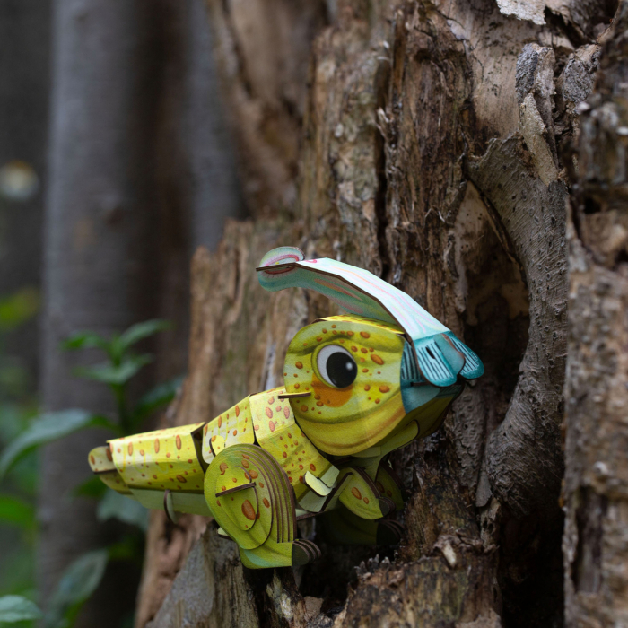Puzzle 3D cu sunete - Parasaurolophus, Build n Sound - mierEdu - BazaRapid.ro [6]