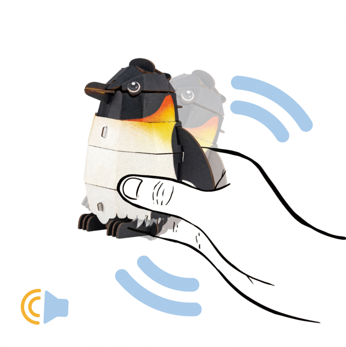 Puzzle 3D cu sunete - Pinguin, Build n Sound - mierEdu - BazaRapid.ro [3]