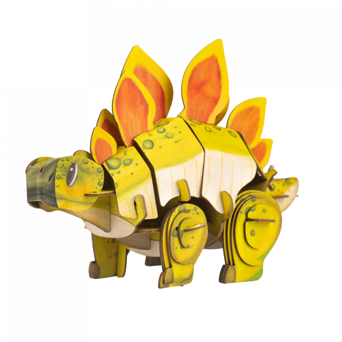 Puzzle 3D cu sunete - Stegosaurus, Build n Sound - mierEdu - BazaRapid.ro [3]