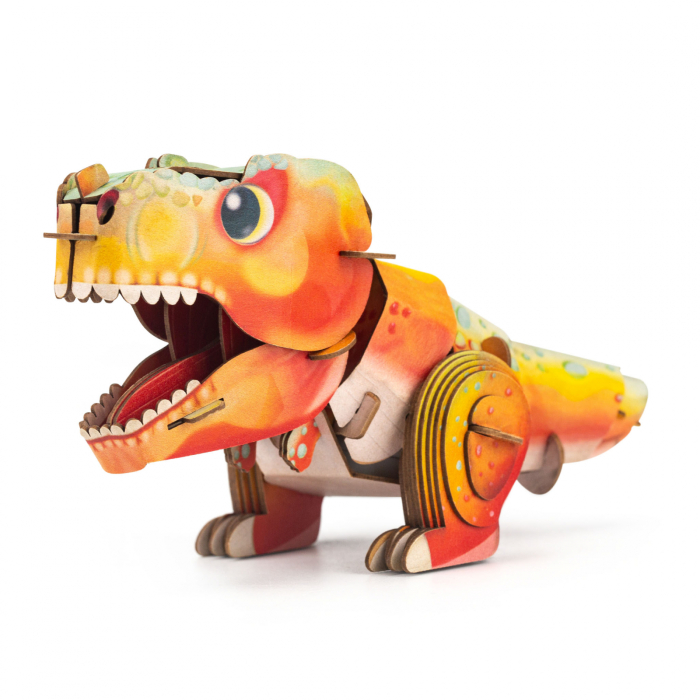 Puzzle 3D cu sunete - Tyrannosaurus Rex, Build n Sound - mierEdu - BazaRapid.ro [5]
