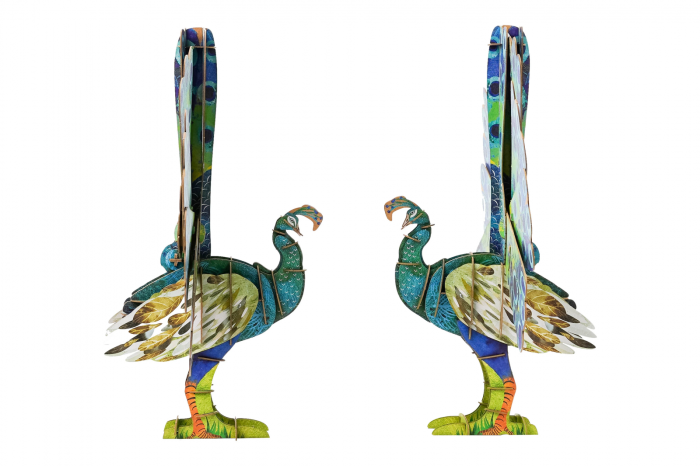 Puzzle 3D ECO - Paun (deluxe) - mierEdu - BazaRapid.ro [5]