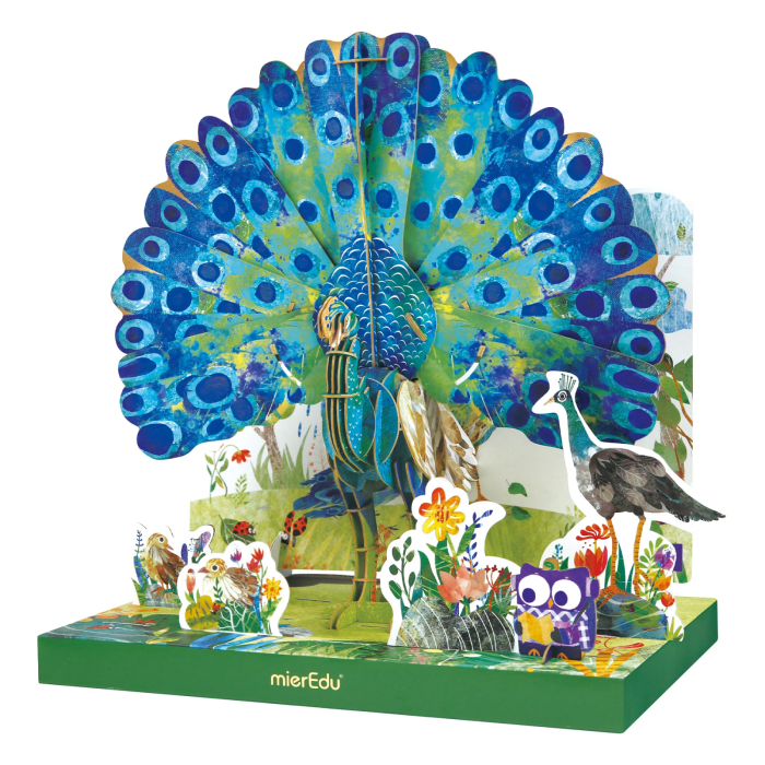 Puzzle 3D ECO - Paun (deluxe) - mierEdu - BazaRapid.ro [2]