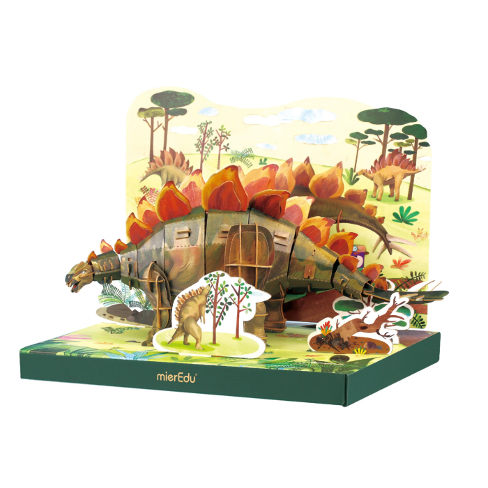 Puzzle 3D reglabil - STEGOSAURUS (deluxe) - mierEdu - BazaRapid.ro [2]