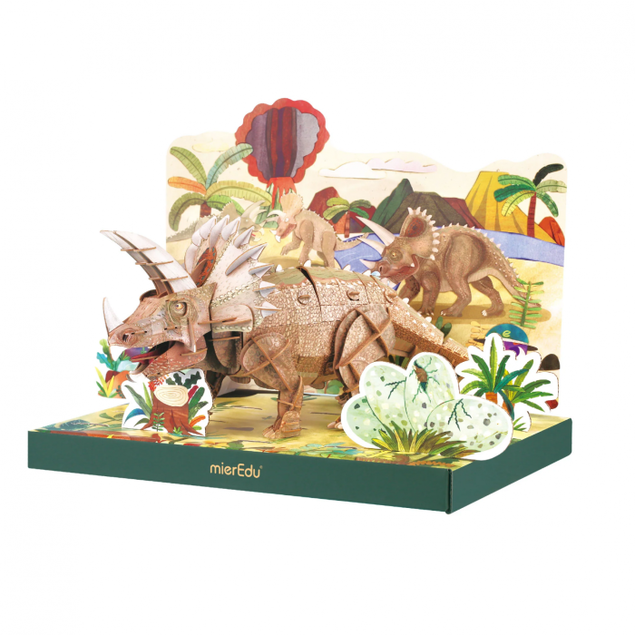 Puzzle 3D reglabil - TRICERATOPS (deluxe) - mierEdu - BazaRapid.ro [2]