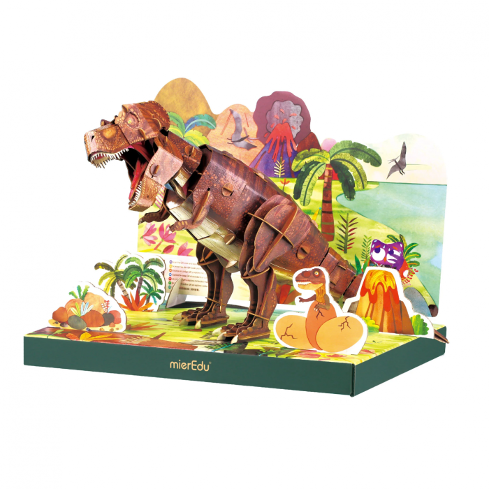 Puzzle 3D reglabil - TYRANNOSAURUS REX (deluxe) - mierEdu - BazaRapid.ro [2]