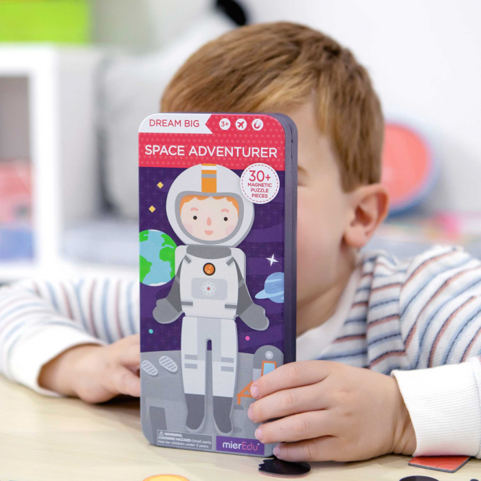 Puzzle magnetic in cutie metalica, joc de potrivire si asociere - Aventurierii Spatiului - mierEdu - BazaRapid.ro [3]