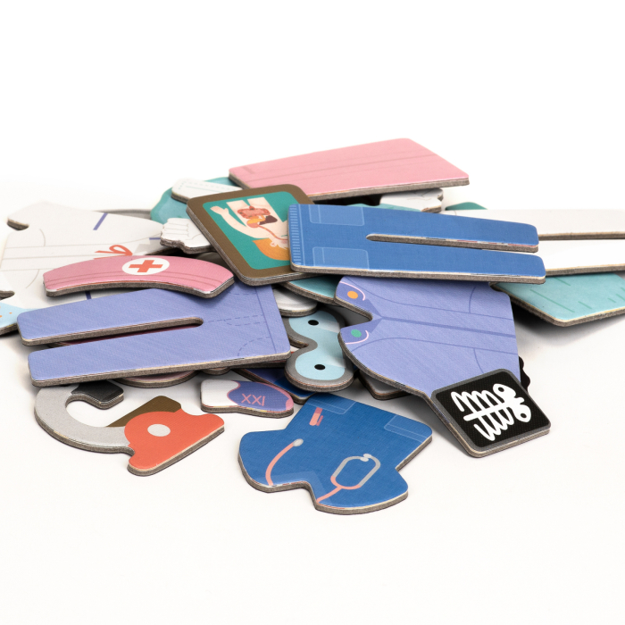 Puzzle magnetic in cutie metalica, joc de potrivire si asociere - Doctor - mierEdu - BazaRapid.ro [8]