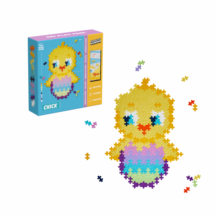 Puzzle pe numere Plus-Plus, 250 piese, Pui - Plus Plus - BazaRapid.ro [5]
