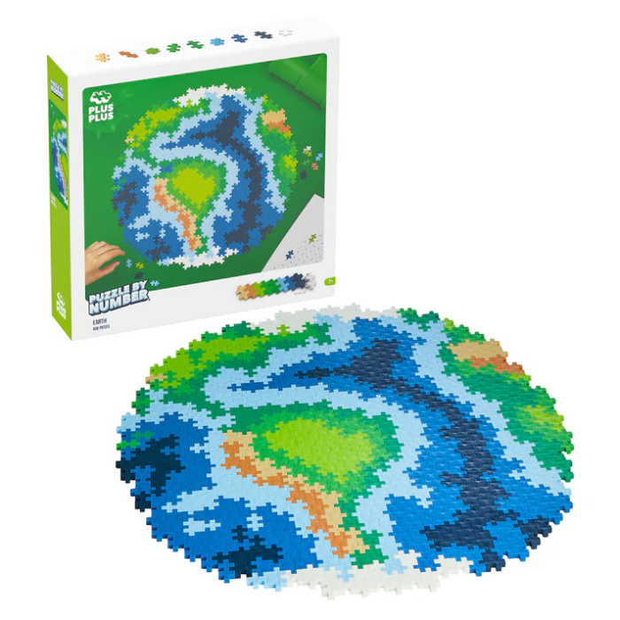 Puzzle pe numere Plus-Plus, 800 piese, Pamantul - Plus Plus - BazaRapid.ro [2]