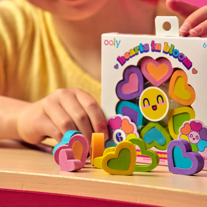 Radiere Inimi inflorite - set de 6 , Hearts in Bloom - Ooly - BazaRapid.ro [5]