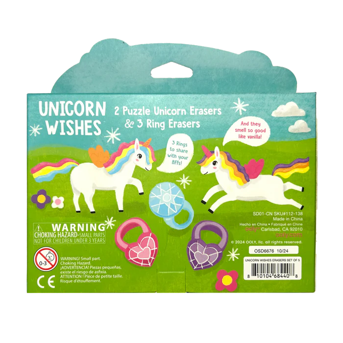 Radiere parfumate: Unicorni (Set de 5) - Ooly - BazaRapid.ro [3]