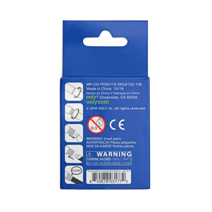 Rezerve Color Write pentru stilouri - set 8 culori - Ooly - BazaRapid.ro [4]