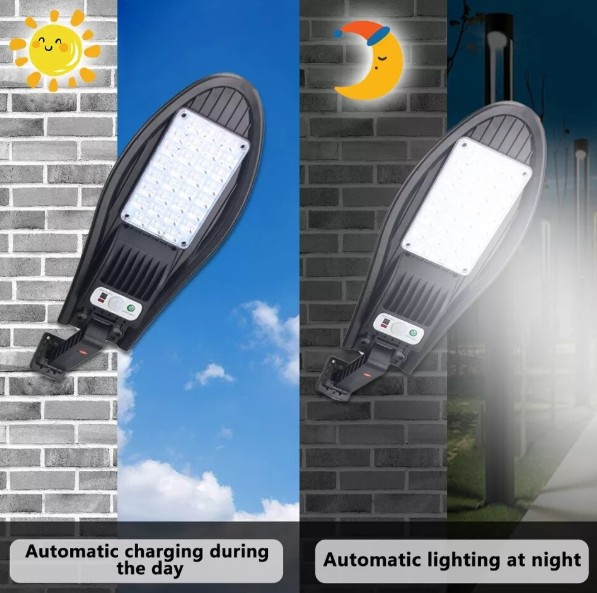 Set 1+1 Lampa Solara LUPE 260 Led , Ip66 , Senzor de Lumina + Senzor de Miscare + Telecomanda [6]