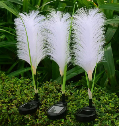 Set 2 lampi solare Pampas 70cm LED lumina calda IP66 gradina [6]