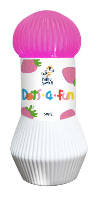 Set 5 carioci lavabile Dots4Fun - parfum de fructe, Haku Yoka - Avenir - BazaRapid.ro [9]