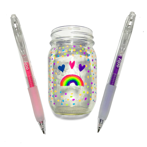 Set 6 Pixuri Gel Neon Multisuprafata Jelly Gloss , Culori Vibrante - Ooly - BazaRapid.ro [6]