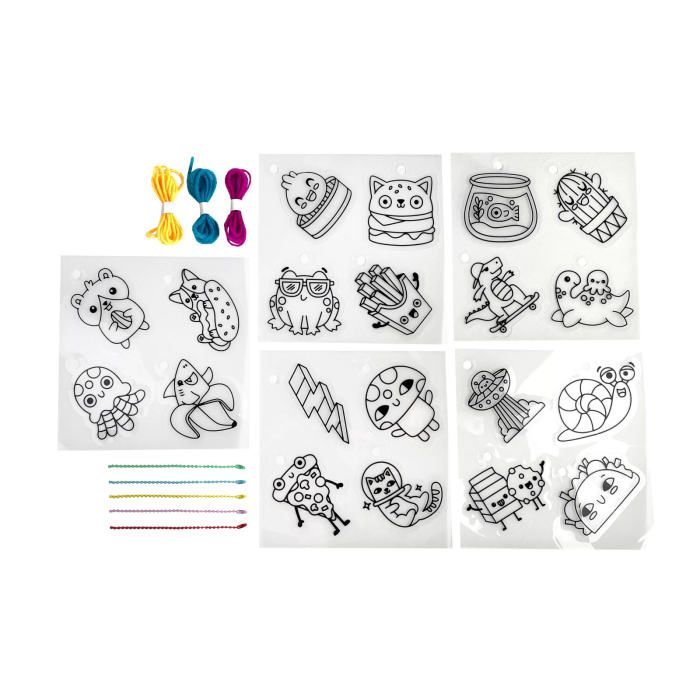Set artistic DYI - Shrink-Its! - creaza brelocuri prin micsorare - Fun Friends - Ooly - BazaRapid.ro [7]