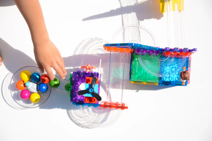 Set bile lemn pentru circuitul cu bile Magbrix Marble Run - Magblox - BazaRapid.ro [4]