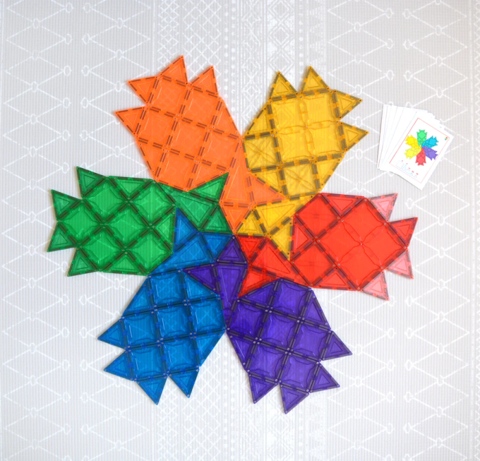 Set carduri Mandala pentru seturile magnetice de constructie - Magblox - BazaRapid.ro [3]