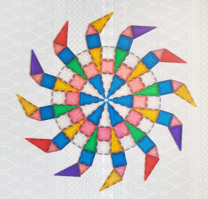 Set carduri Mandala pentru seturile magnetice de constructie - Magblox - BazaRapid.ro [4]