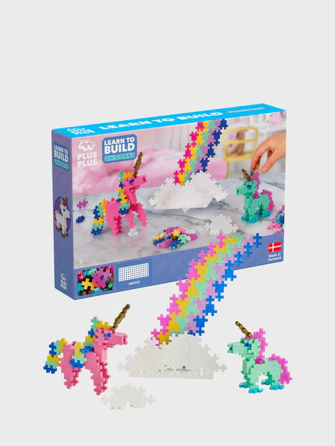 Set constructie Plus-Plus, 275 piese, Invata sa construiesti unicorni - Plus Plus - BazaRapid.ro [4]