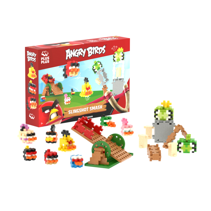 Set constructie Plus-Plus, 300 piese, Angry Birds cu prastie - Plus Plus - BazaRapid.ro [3]