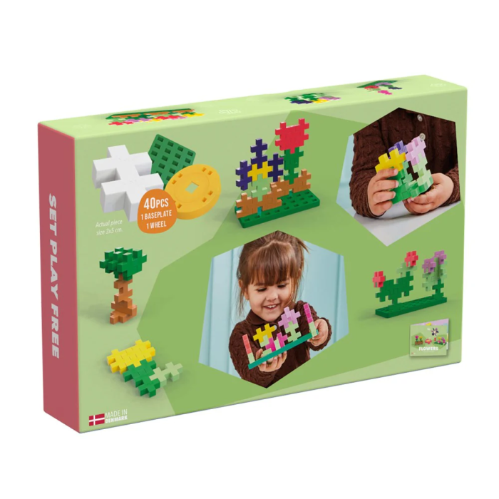 Set constructie Plus-Plus, 40 piese mari, Flori - Plus Plus - BazaRapid.ro [2]