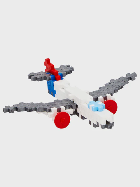 Set constructie Plus-Plus, tub 100 piese, Avion - Plus Plus - BazaRapid.ro [3]